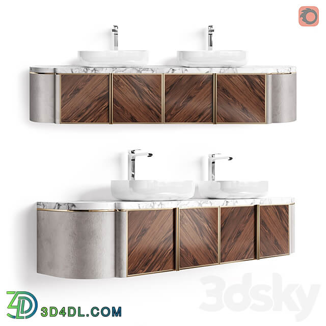 STORE 54 Hanging cabinet Chalice Double 3D Models 3DSKY