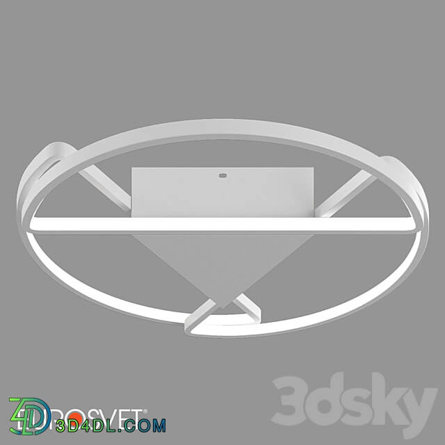 OM LED Ceiling Light Eurosvet 90232 3 Kristo Ceiling lamp 3D Models 3DSKY