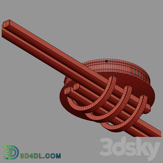 OM LED Ceiling Light Eurosvet 90243 4 Skyline Ceiling lamp 3D Models 3DSKY