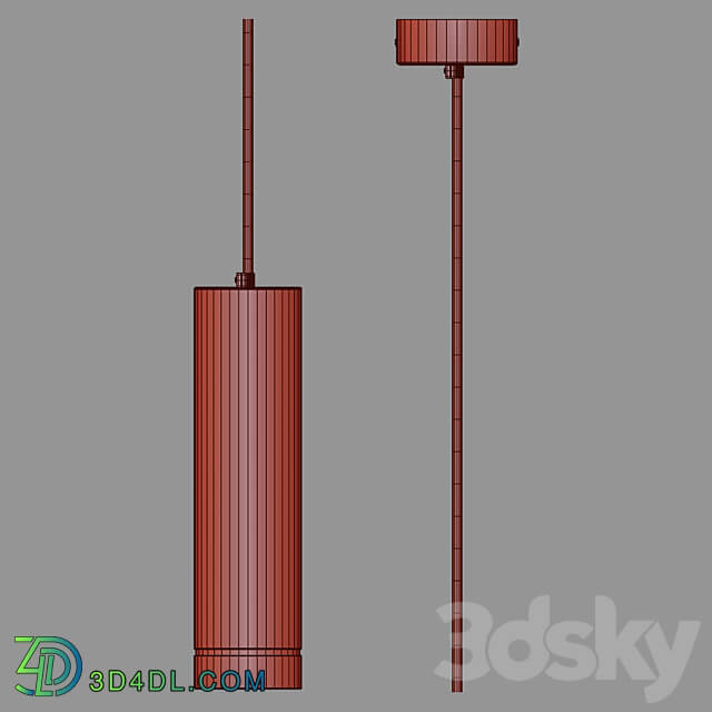 OM Pendant Light Elektrostandard DLR023 Topper Pendant light 3D Models 3DSKY