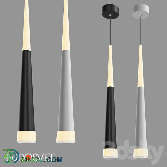 OM Pendant LED Light Elektrostandard DLR038 7 1W 4200K Pendant light 3D Models 3DSKY