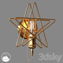 LampsShop.ru B4126 Sconce GOLD STAR 3D Models 3DSKY 