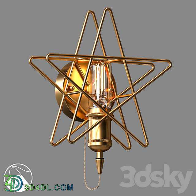 LampsShop.ru B4126 Sconce GOLD STAR 3D Models 3DSKY