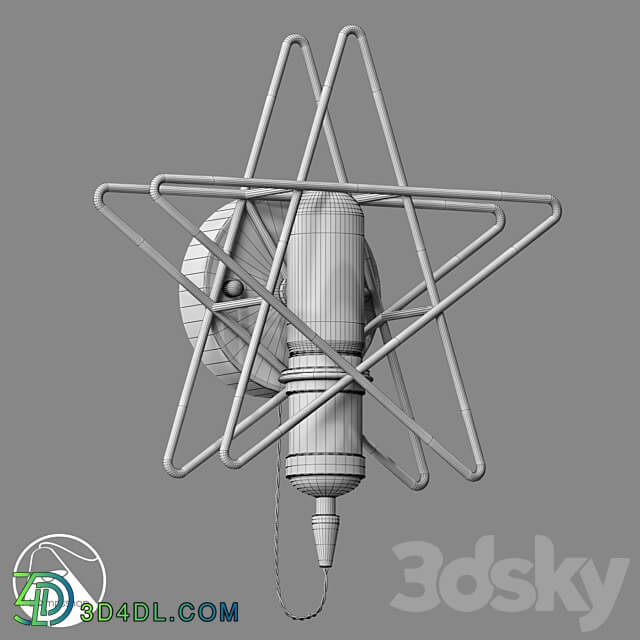 LampsShop.ru B4126 Sconce GOLD STAR 3D Models 3DSKY