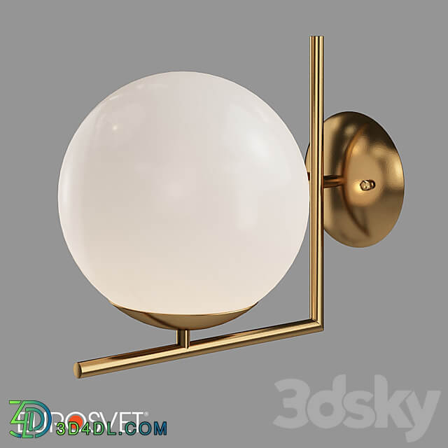 OM Wall and ceiling lamp Eurosvet 70153 1 Frost 3D Models 3DSKY