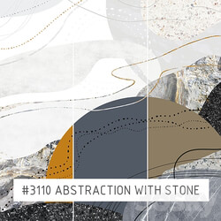 Creativille Wallpapers 3110 Abstraction with Stone and Dots 3D Models 3DSKY 