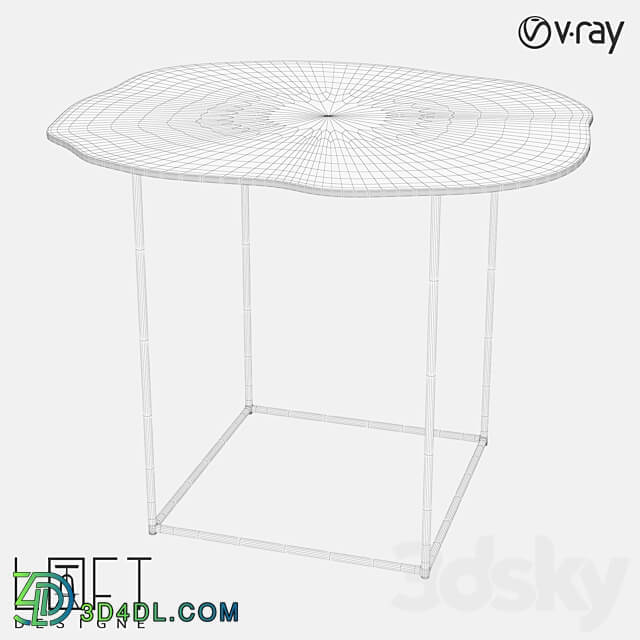 Coffee table LoftDesigne 60169 model 3D Models 3DSKY