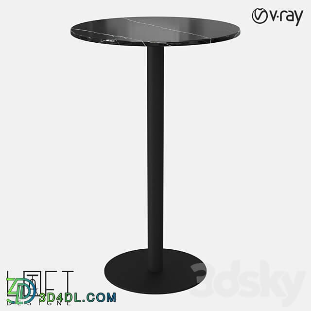 Bar table LoftDesigne 60170 model 3D Models 3DSKY