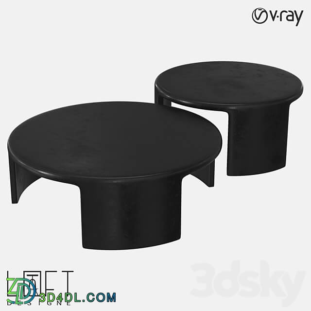 Coffee table set LoftDesigne 60174 model 3D Models 3DSKY