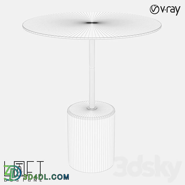 Coffee table LoftDesigne 60176 model 3D Models 3DSKY