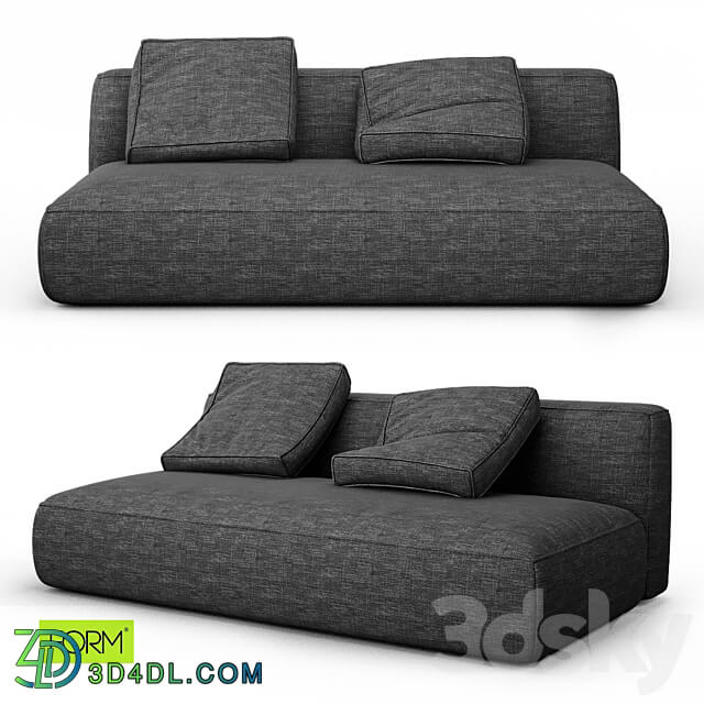 Stone sofa 7 3D Models 3DSKY