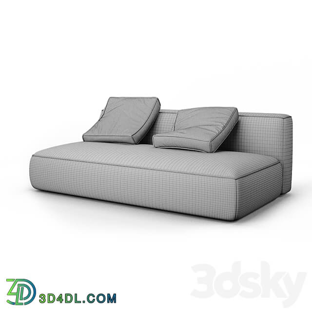 Stone sofa 7 3D Models 3DSKY