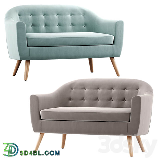 Florence 2 seater sofa 3D Models 3DSKY