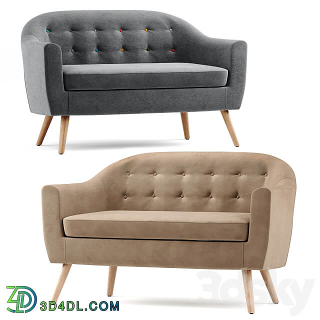 Florence 2 seater sofa 3D Models 3DSKY