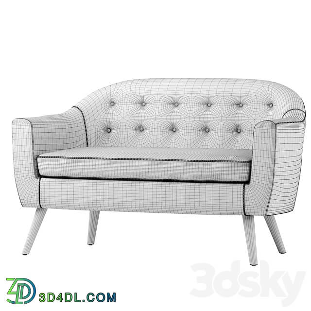 Florence 2 seater sofa 3D Models 3DSKY