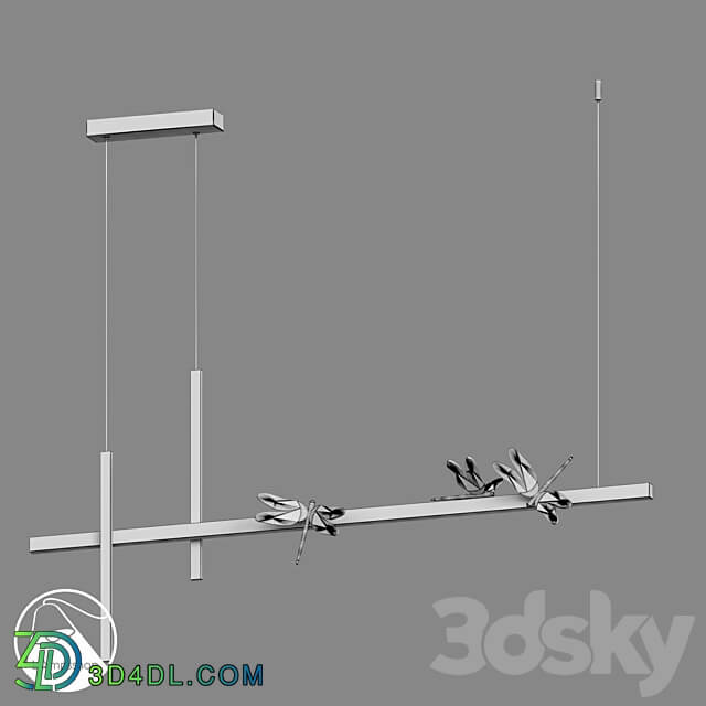 LampsShop.ru L1530a Chandelier Dragonflies Pendant light 3D Models 3DSKY
