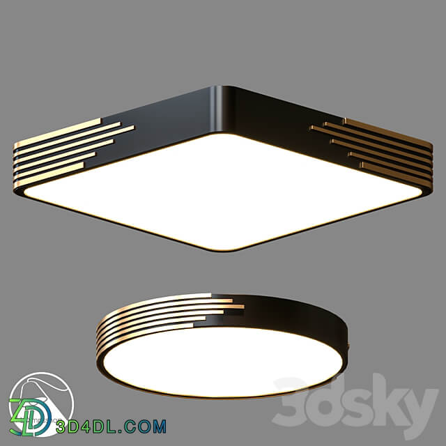 LampsShop.com PL3111 Chandelier Pedestal Ceiling lamp 3D Models 3DSKY