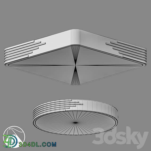 LampsShop.com PL3111 Chandelier Pedestal Ceiling lamp 3D Models 3DSKY