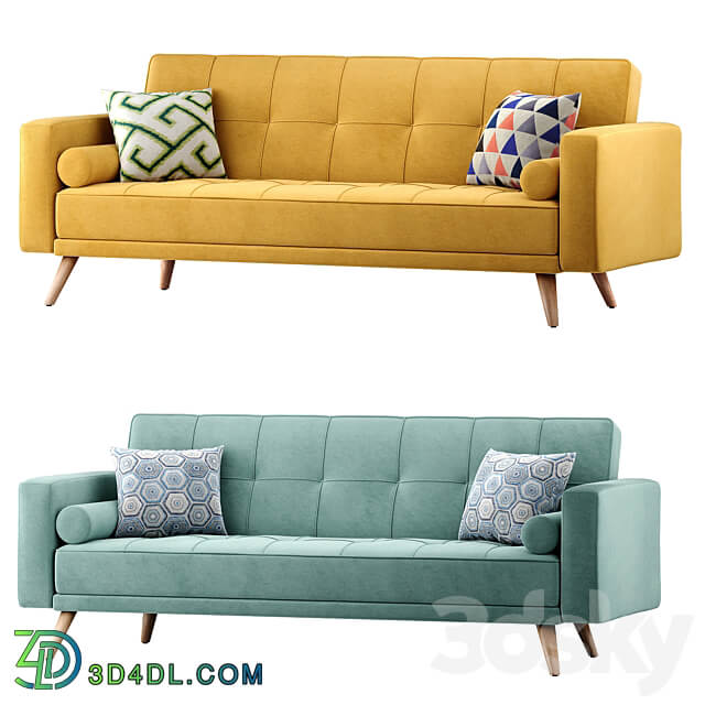 Scandinavia folding sofa 3D Models 3DSKY