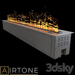 OM Steam Electric Fireplace AIRTONE VEPO 2000 series 3D Models 3DSKY 