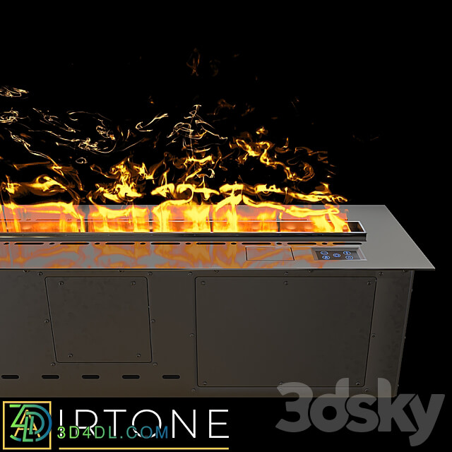OM Steam Electric Fireplace AIRTONE VEPO 1800 series 3D Models 3DSKY