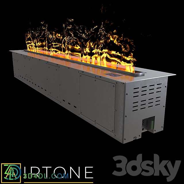 OM Steam Electric Fireplace AIRTONE VEPO 1500 series 3D Models 3DSKY