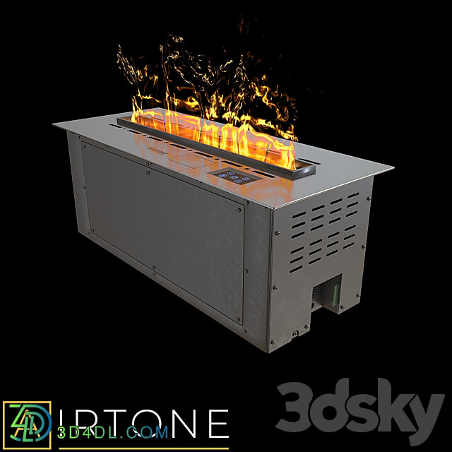 OM Steam Electric Fireplace AIRTONE VEPO 600 series 3D Models 3DSKY