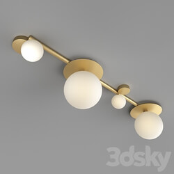 Elbow 44.9021 OM Ceiling lamp 3D Models 3DSKY 