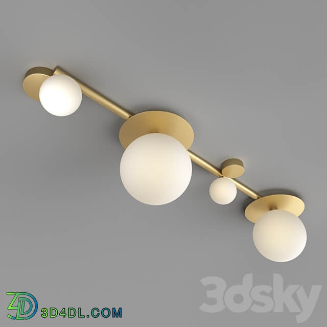 Elbow 44.9021 OM Ceiling lamp 3D Models 3DSKY