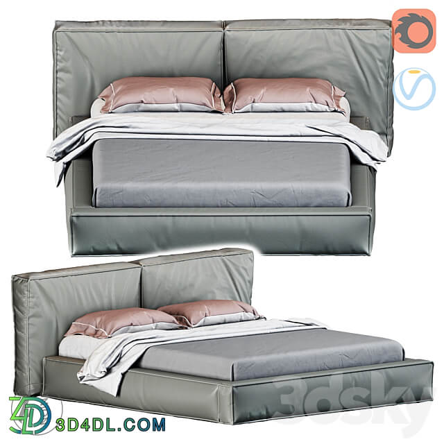 Bed SL 0072 Bed 3D Models 3DSKY