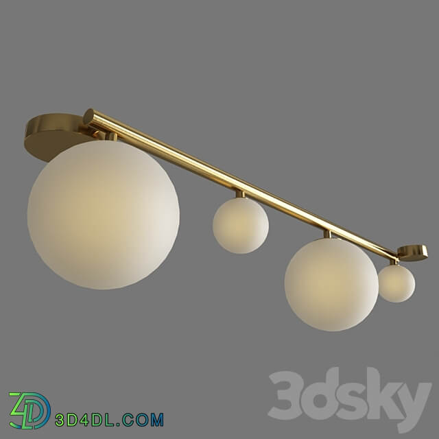 Elbow 44.9020 OM Ceiling lamp 3D Models 3DSKY
