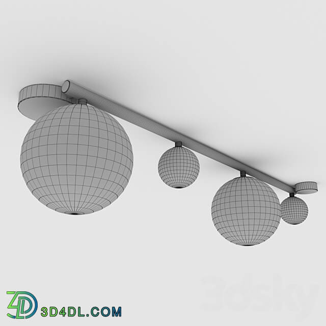 Elbow 44.9020 OM Ceiling lamp 3D Models 3DSKY