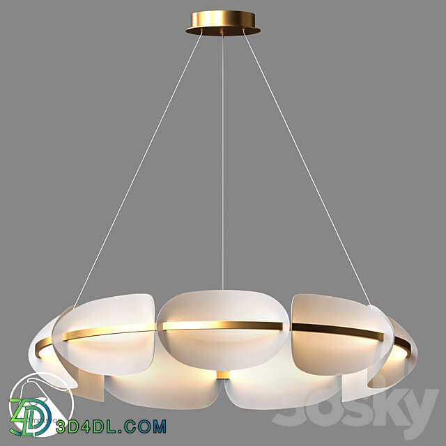 LampsShop.ru L1534a Chandelier Petal Pendant light 3D Models 3DSKY