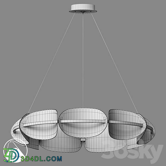 LampsShop.ru L1534a Chandelier Petal Pendant light 3D Models 3DSKY