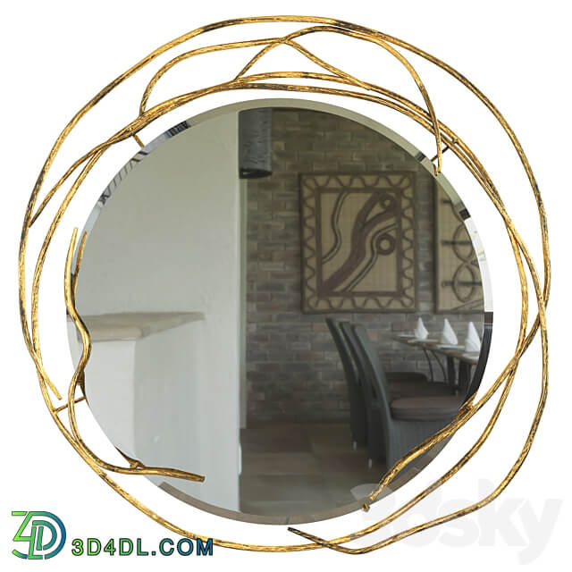 OM Mirror Art 3D Models 3DSKY