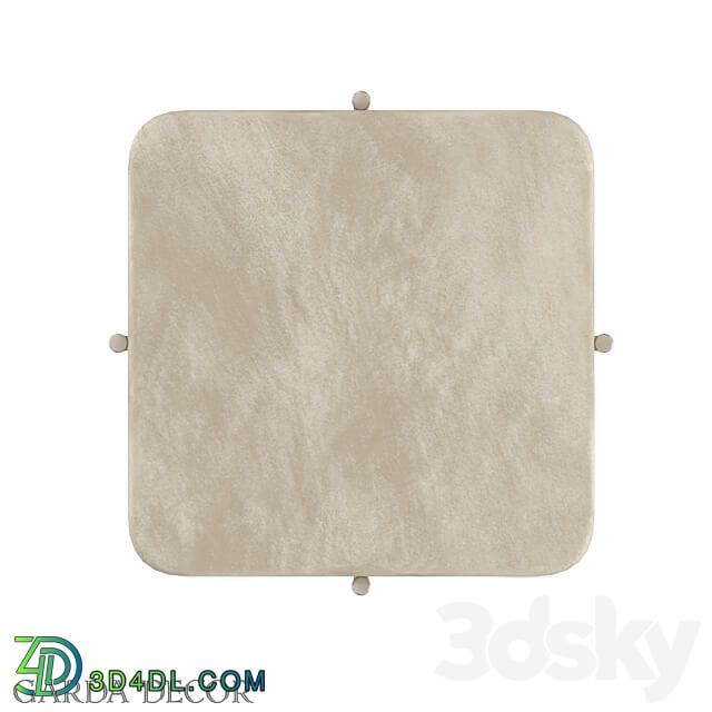 POOF BEIGE VELOR GY BEN7772 BG Garda Decor 3D Models 3DSKY