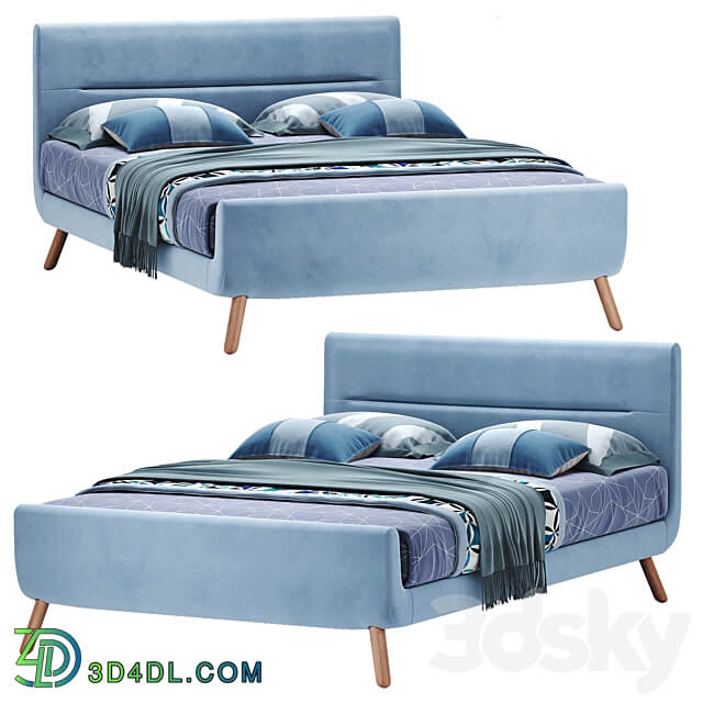 Borneo Blue bed Bed 3D Models 3DSKY