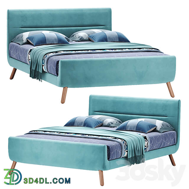 Borneo Blue bed Bed 3D Models 3DSKY