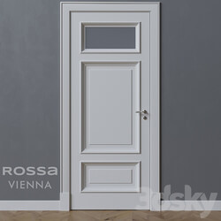 OM Door ROSSA Vienna RD204G with glazing 3D Models 3DSKY 