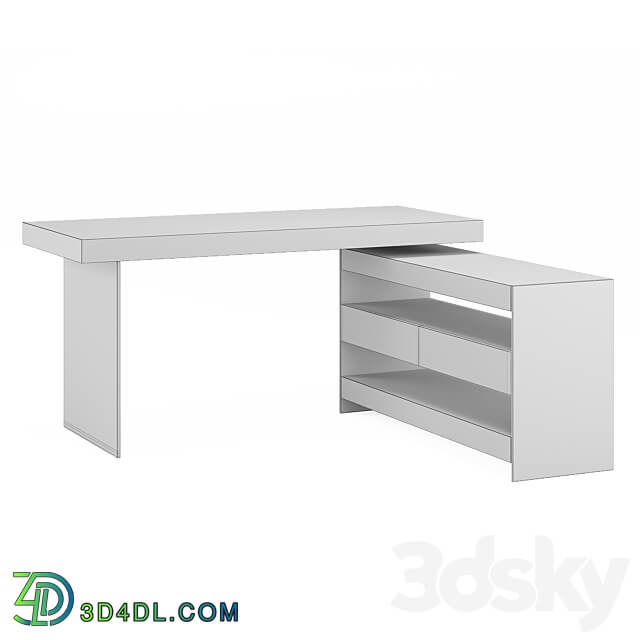 Attica desk 3D Models 3DSKY