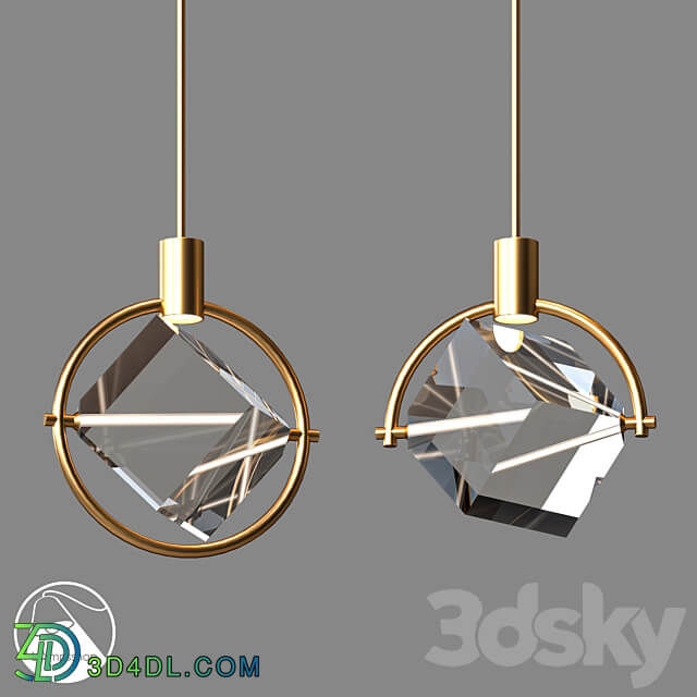 LampsShop.ru PDL2169 Pendant Сrystal Cube Pendant light 3D Models 3DSKY