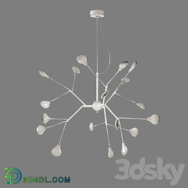 OM Pendant chandelier with glass shades Bogate 39 s 564 Lamella Pendant light 3D Models 3DSKY