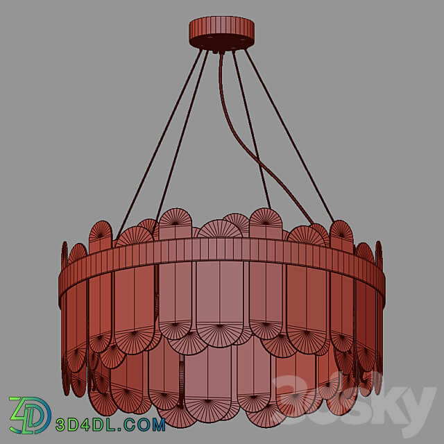 OM Pendant chandelier Bogates 332 8 and 333 8 Conte Pendant light 3D Models 3DSKY