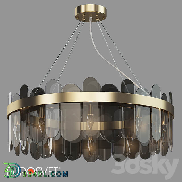 OM Pendant chandelier Bogates 332 10 and 333 10 Conte Pendant light 3D Models 3DSKY