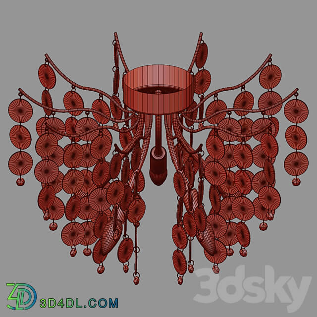 OM Ceiling chandelier Smart home Bogates 334 5 Smart Bolla Pendant light 3D Models 3DSKY