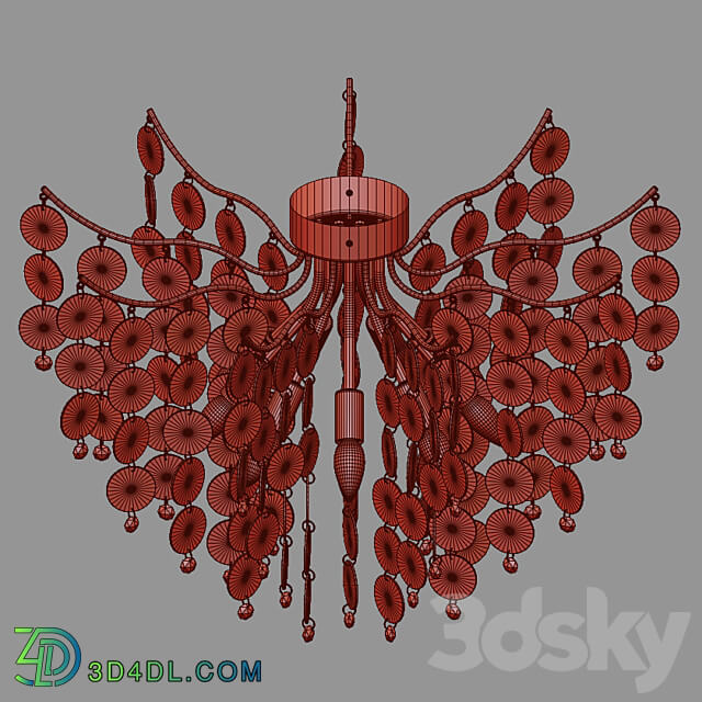 OM Ceiling chandelier Smart home Bogates 334 9 Smart Bolla Ceiling lamp 3D Models 3DSKY