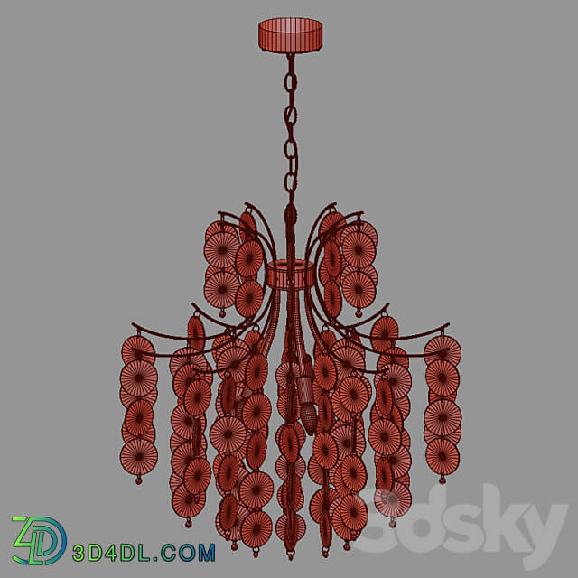OM Hanging chandelier Smart home Bogates 335 5 Smart Bolla Pendant light 3D Models 3DSKY