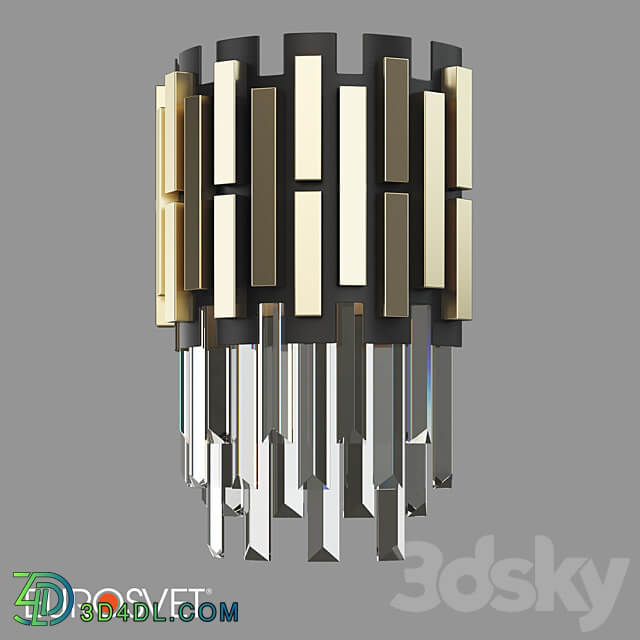 OM Wall lamp with crystal Bogates 337 2 Strotskis 331 2 Deseo 3D Models 3DSKY