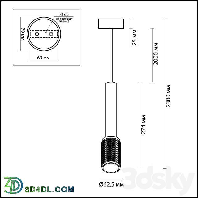 Odeon Light 4237 1 4238 1 4239 1 MEHARI Pendant light 3D Models 3DSKY