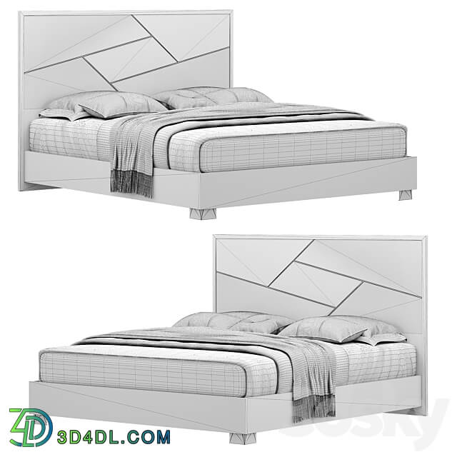 Dafne bed Bed 3D Models 3DSKY